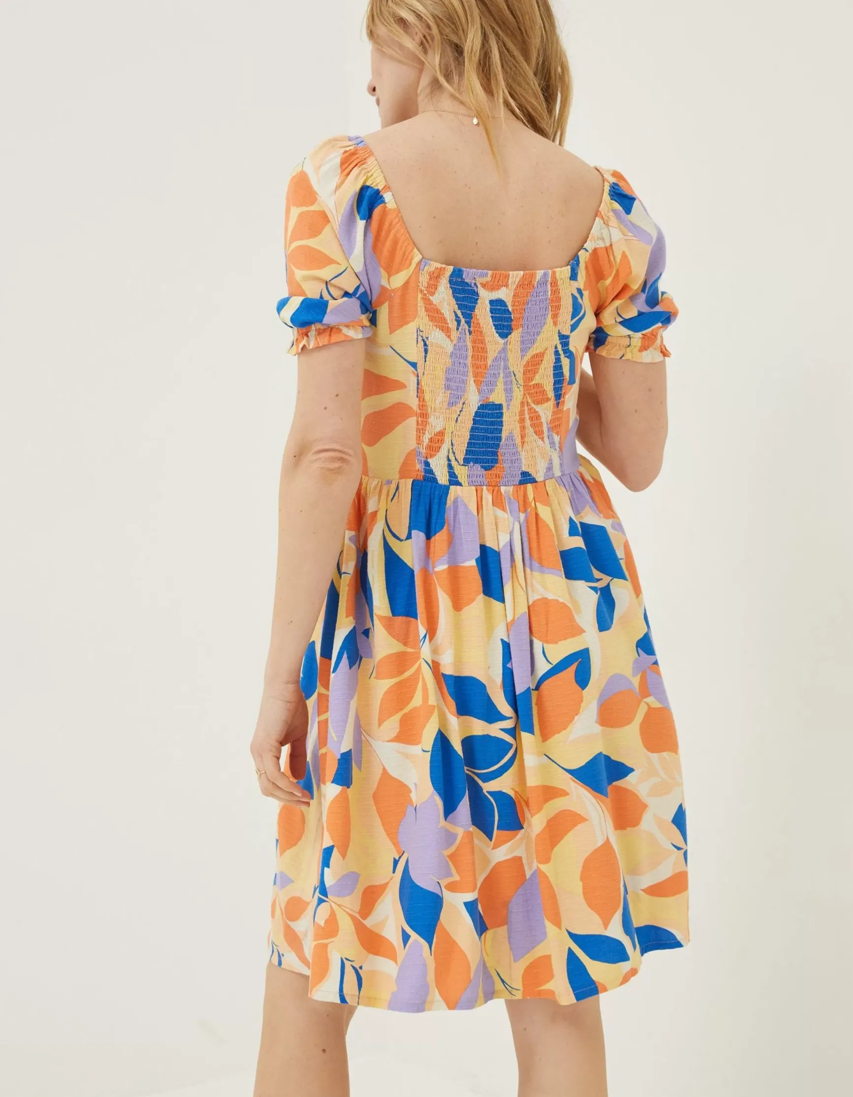 FatFace Aideen Stencil Floral Dress|Women Dresses