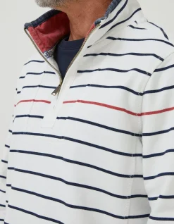 FatFace Airlie Breton Pop Stripe Sweatshirt|Men Sweatshirts & Hoodies
