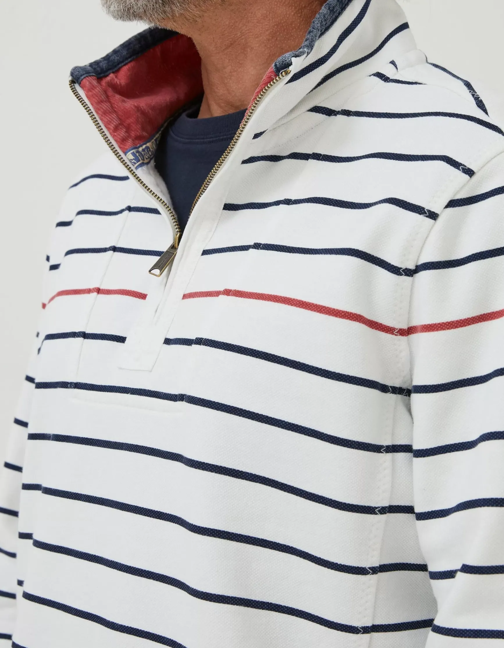 FatFace Airlie Breton Pop Stripe Sweatshirt|Men Sweatshirts & Hoodies