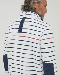 FatFace Airlie Breton Pop Stripe Sweatshirt|Men Sweatshirts & Hoodies