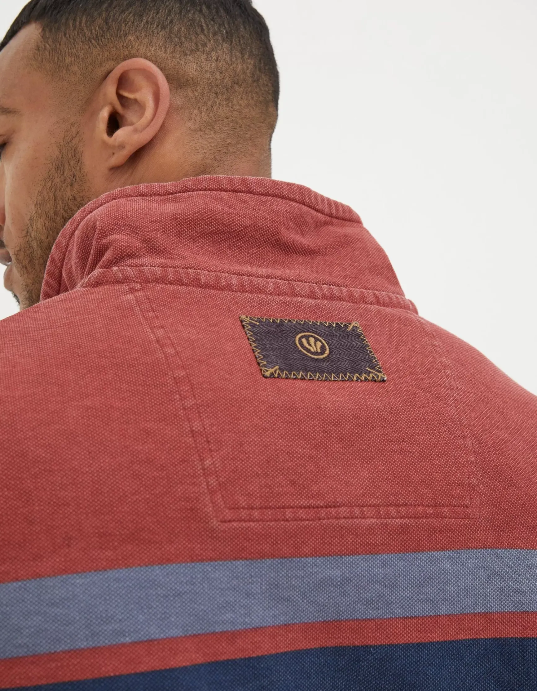FatFace Airlie Chest Stripe Sweatshirt|Men View All