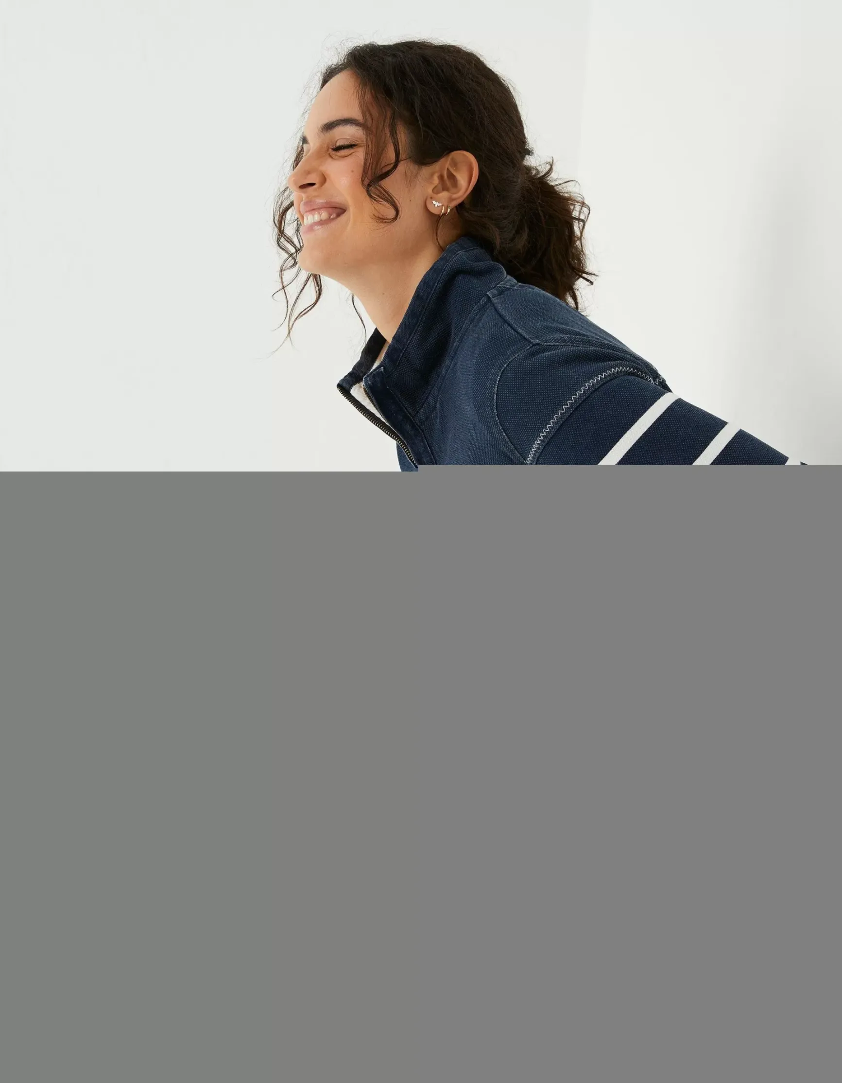 FatFace Airlie Classic Breton Sweatshirt|Women Sweatshirts & Hoodies