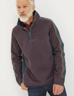 FatFace Airlie Colour Block Sweatshirt|Men Sweatshirts & Hoodies