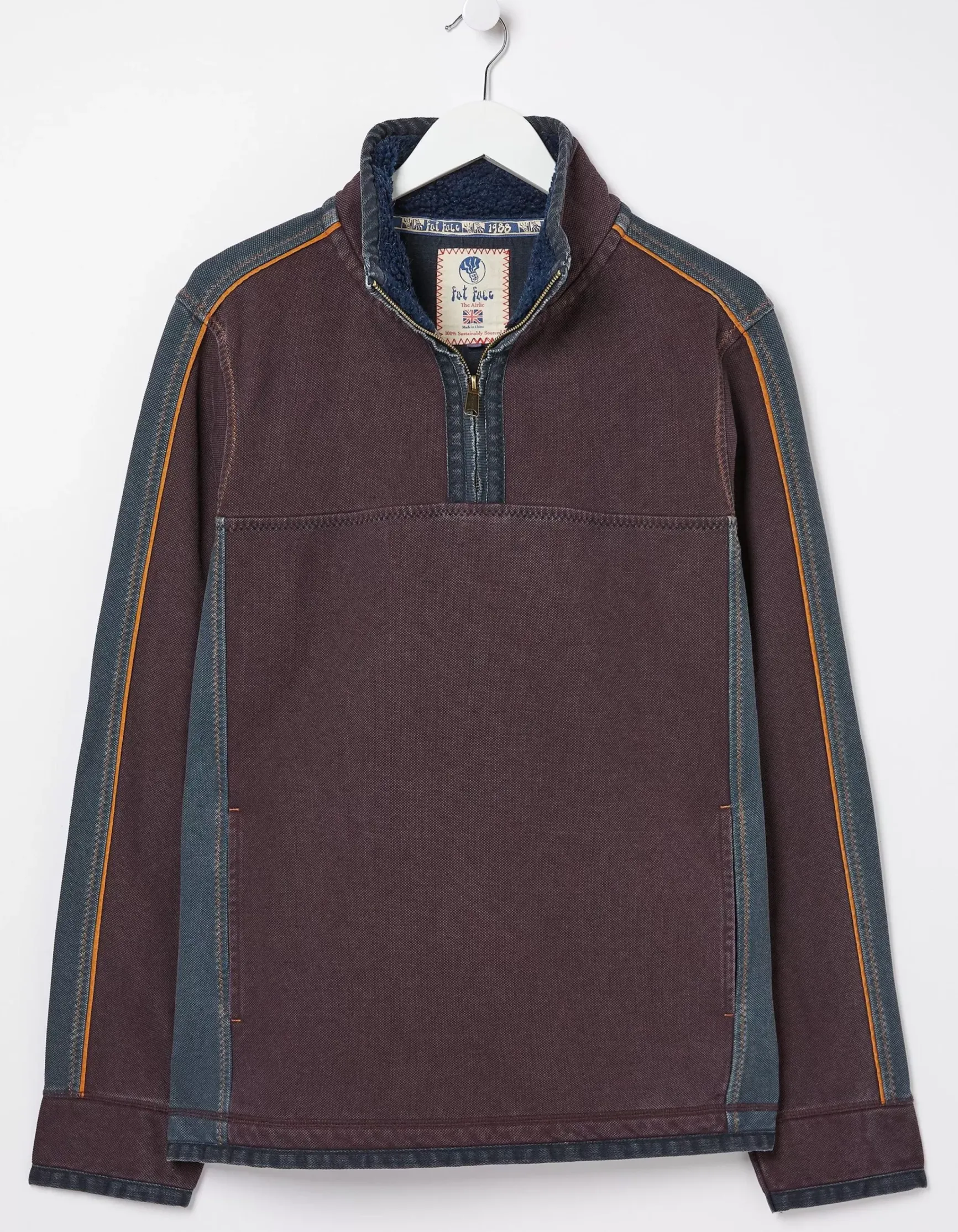 FatFace Airlie Colour Block Sweatshirt|Men Sweatshirts & Hoodies