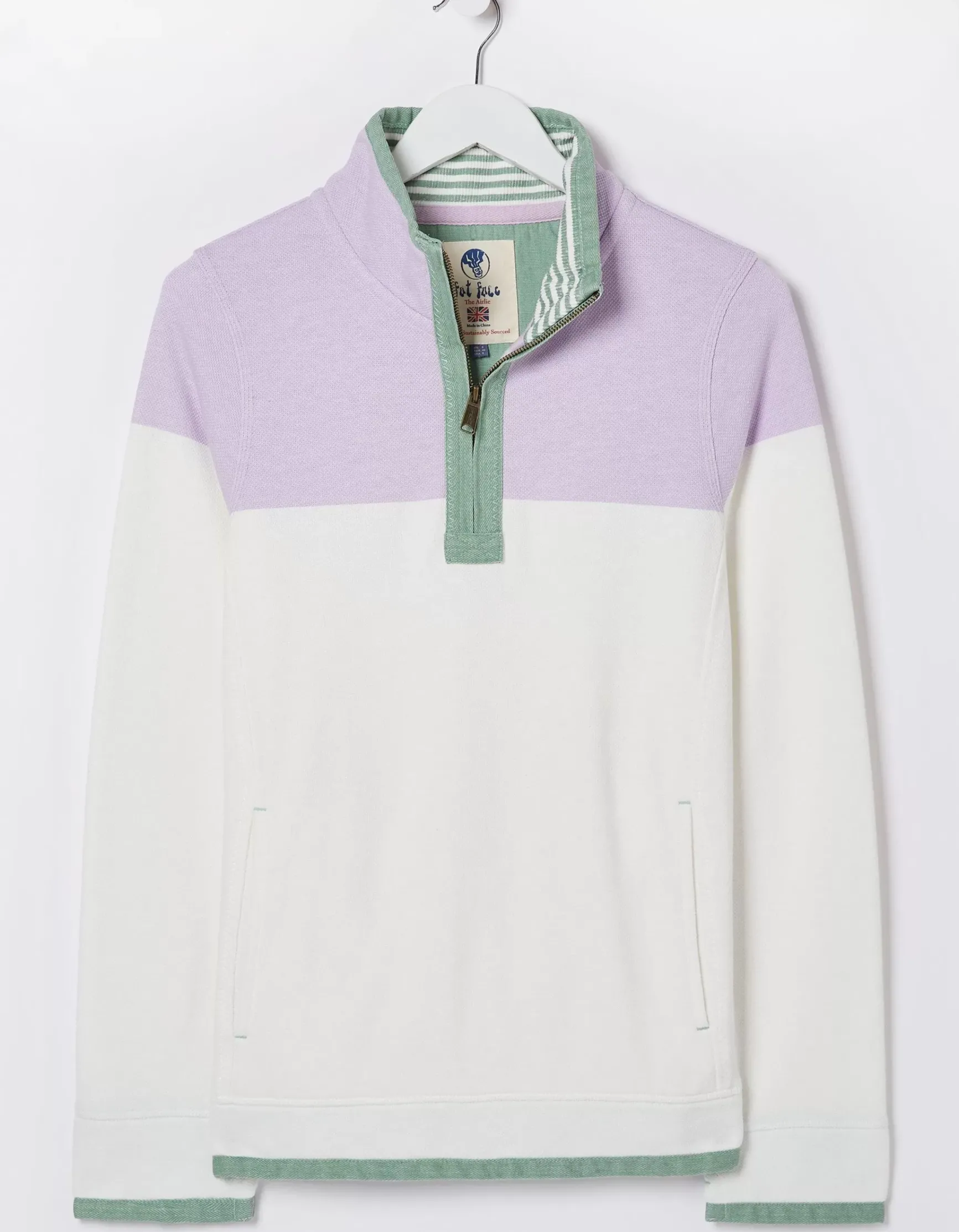 FatFace Airlie Colour Block Sweat|Women Sweatshirts & Hoodies