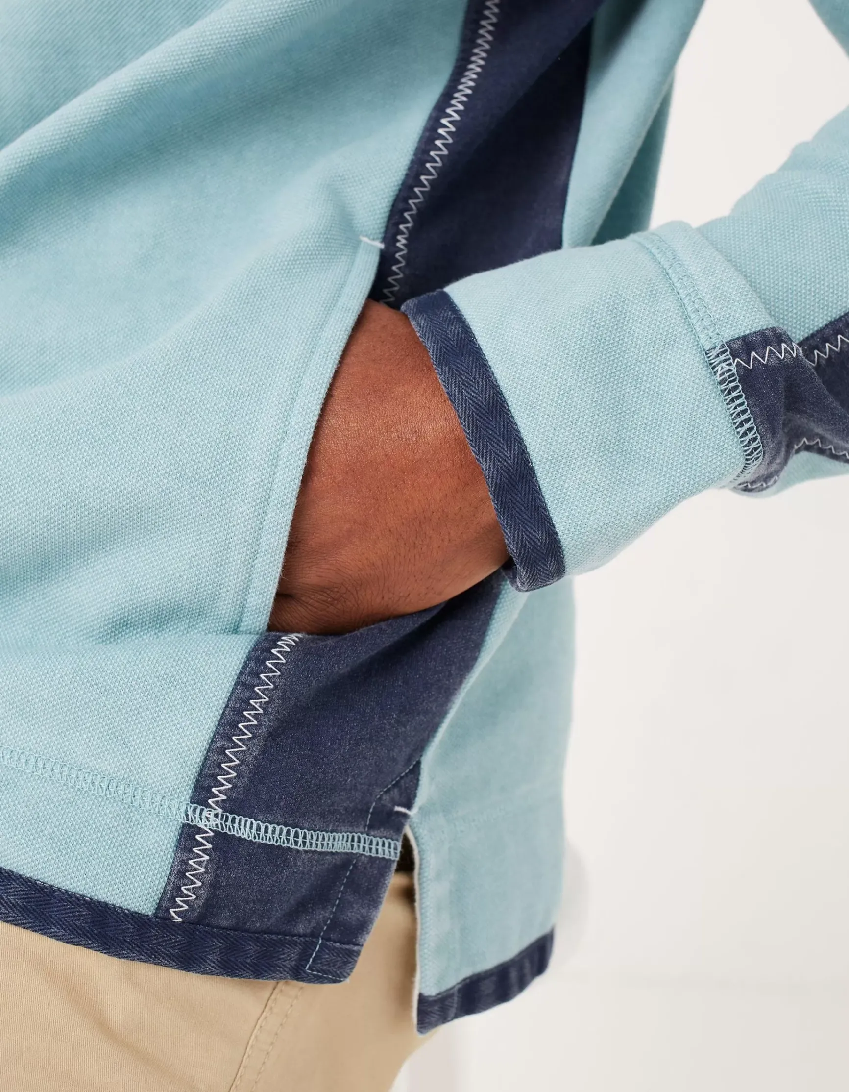 FatFace Airlie Cuff Stripe Pocket Sweat|Men Sweatshirts & Hoodies