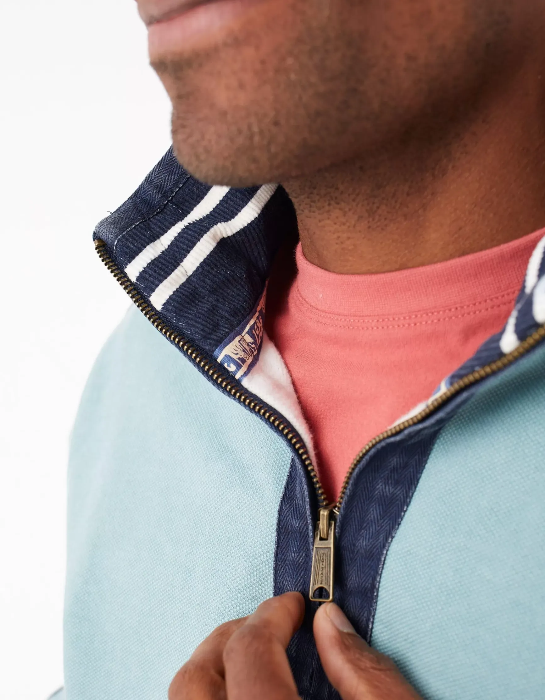 FatFace Airlie Cuff Stripe Pocket Sweat|Men Sweatshirts & Hoodies