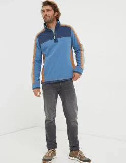 FatFace Airlie Panel Contrast Sweatshirt|Men Sweatshirts & Hoodies