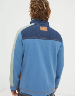 FatFace Airlie Panel Contrast Sweatshirt|Men Sweatshirts & Hoodies