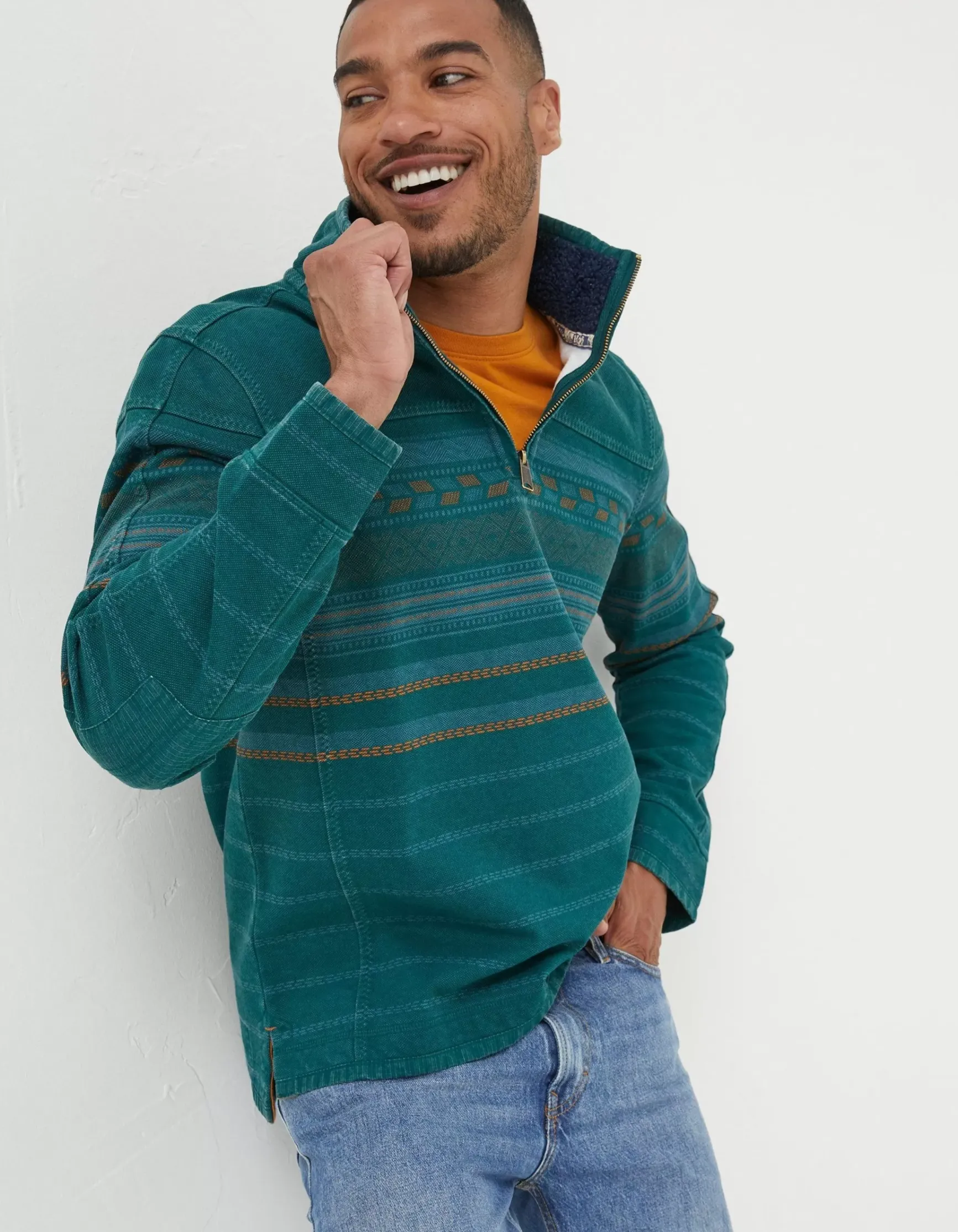 FatFace Airlie Pattern Sweatshirt|Men View All