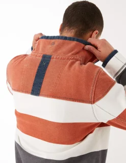 FatFace Airlie Rugby Stripe Sweat|Men Sweatshirts & Hoodies