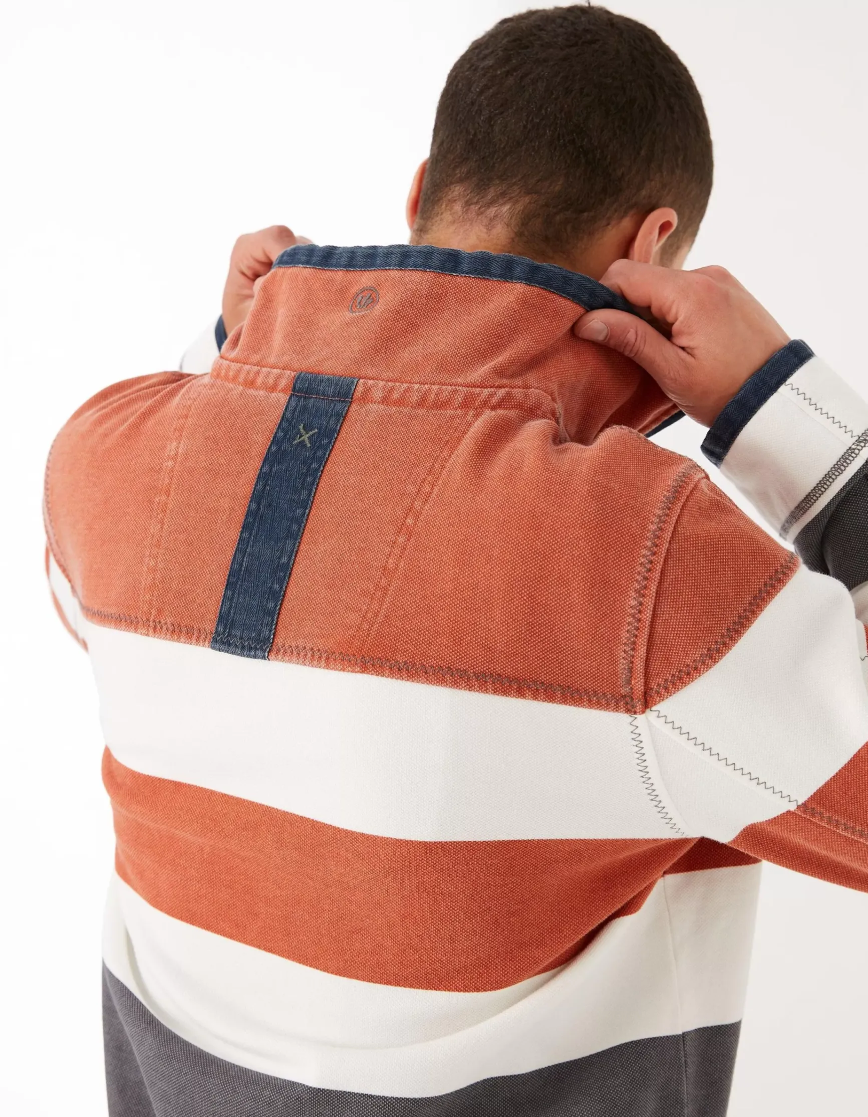 FatFace Airlie Rugby Stripe Sweat|Men Sweatshirts & Hoodies