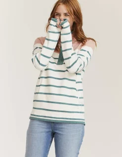 FatFace Airlie Stripe Yolk|Women Sweatshirts & Hoodies