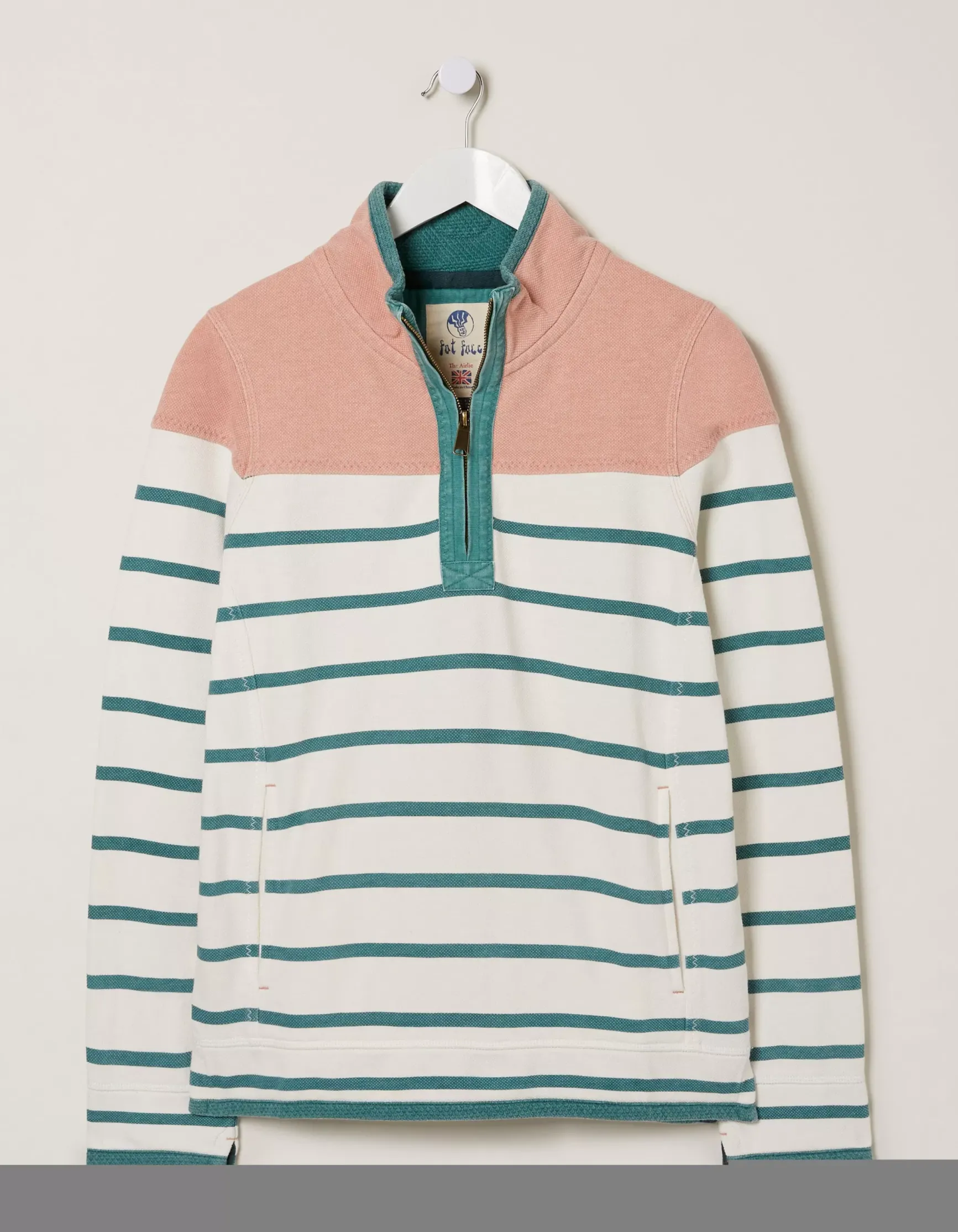 FatFace Airlie Stripe Yolk|Women Sweatshirts & Hoodies