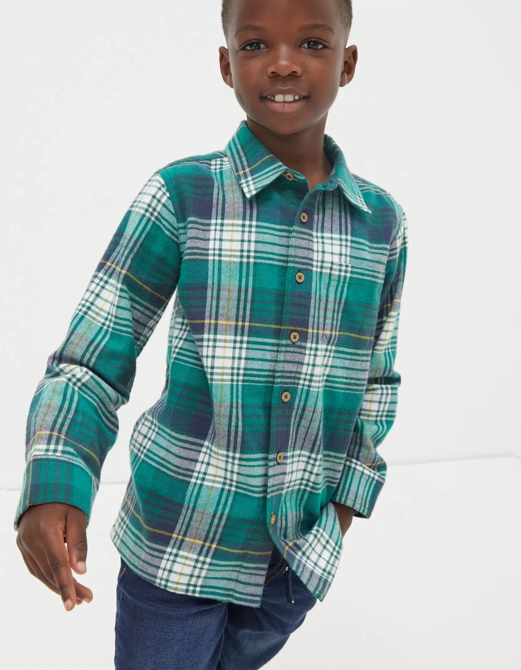 FatFace Albie Check Shirt|Boys View All