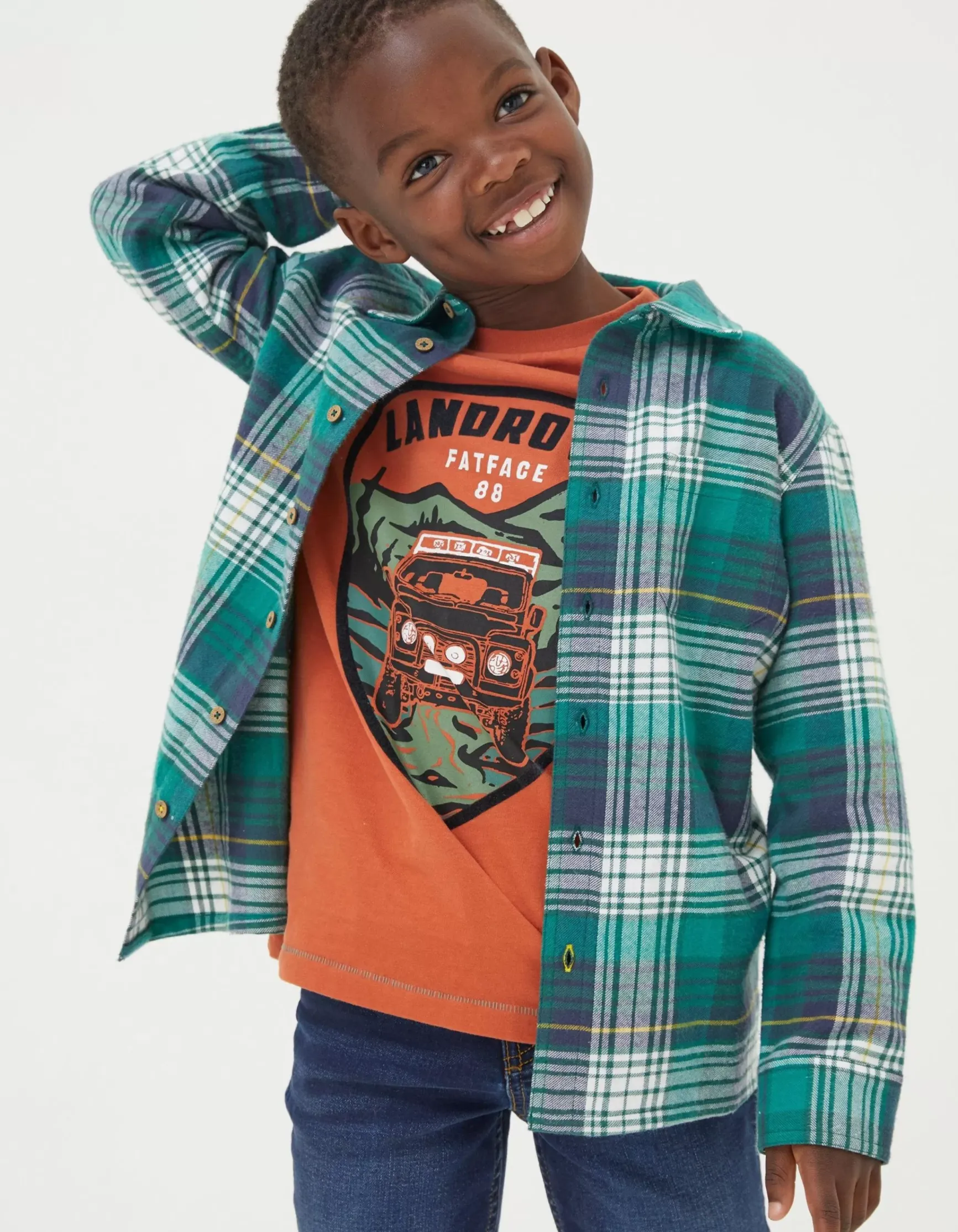 FatFace Albie Check Shirt|Boys View All