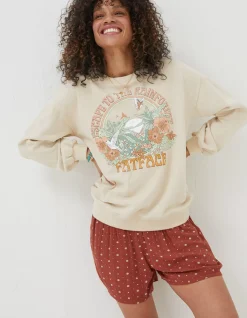FatFace Alex Rainforest Crew Sweatshirt|Women Sweatshirts & Hoodies