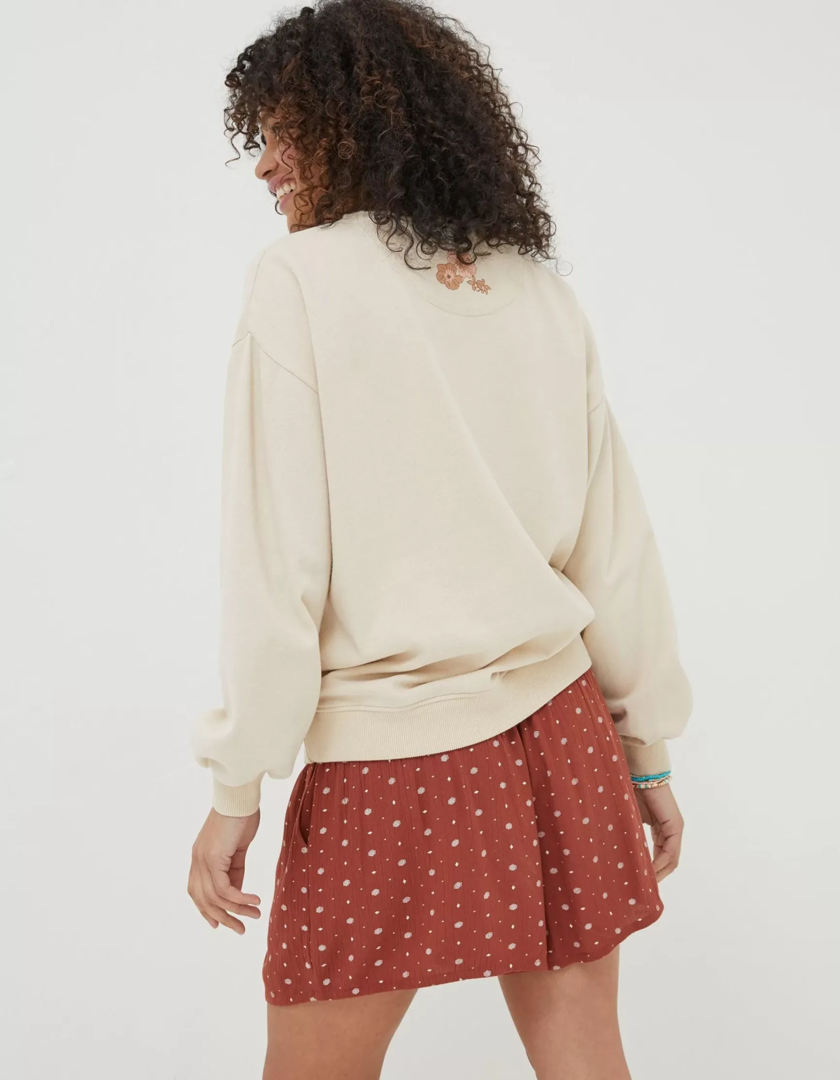 FatFace Alex Rainforest Crew Sweatshirt|Women Sweatshirts & Hoodies