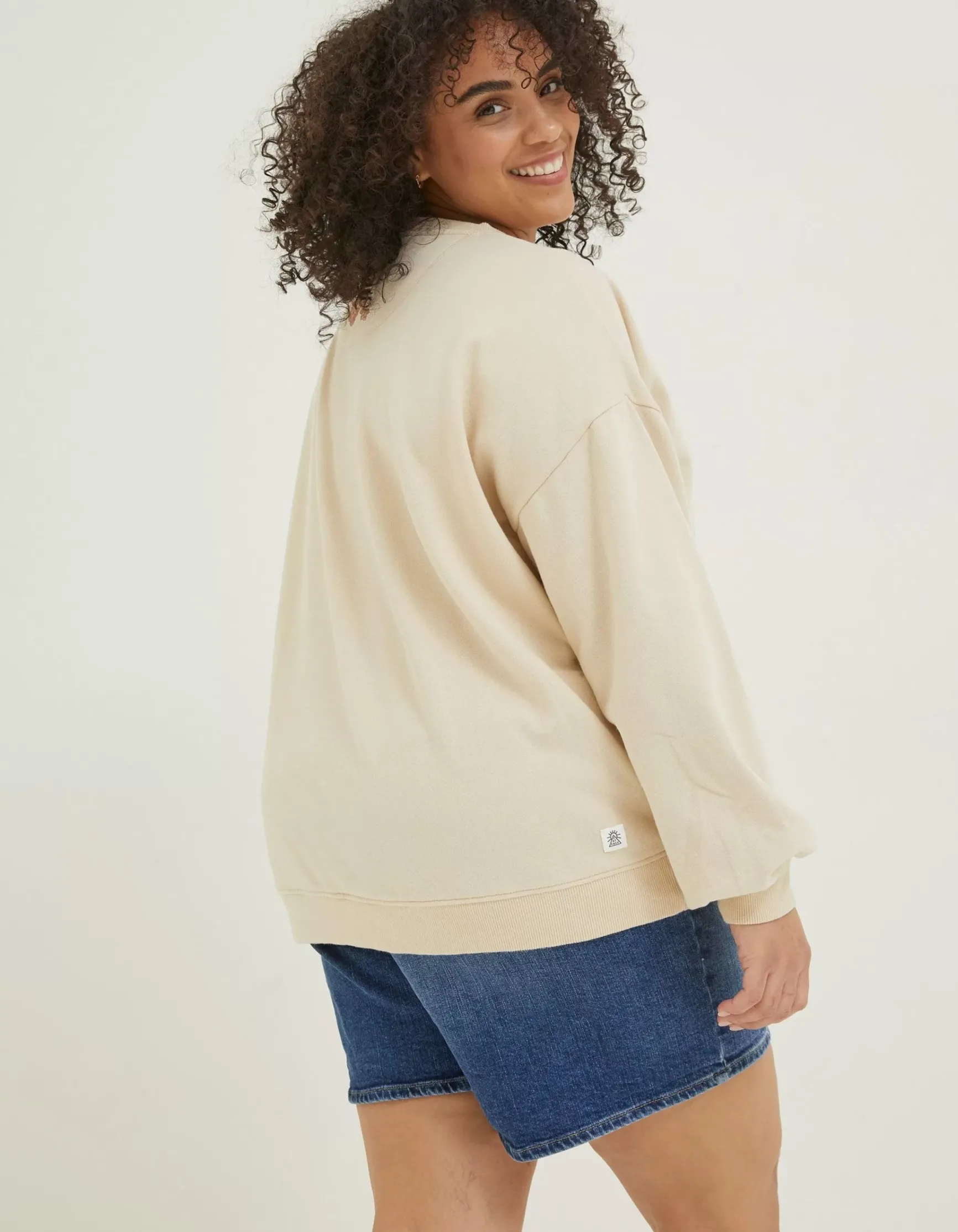 FatFace Alex Rainforest Crew Sweatshirt|Women Sweatshirts & Hoodies