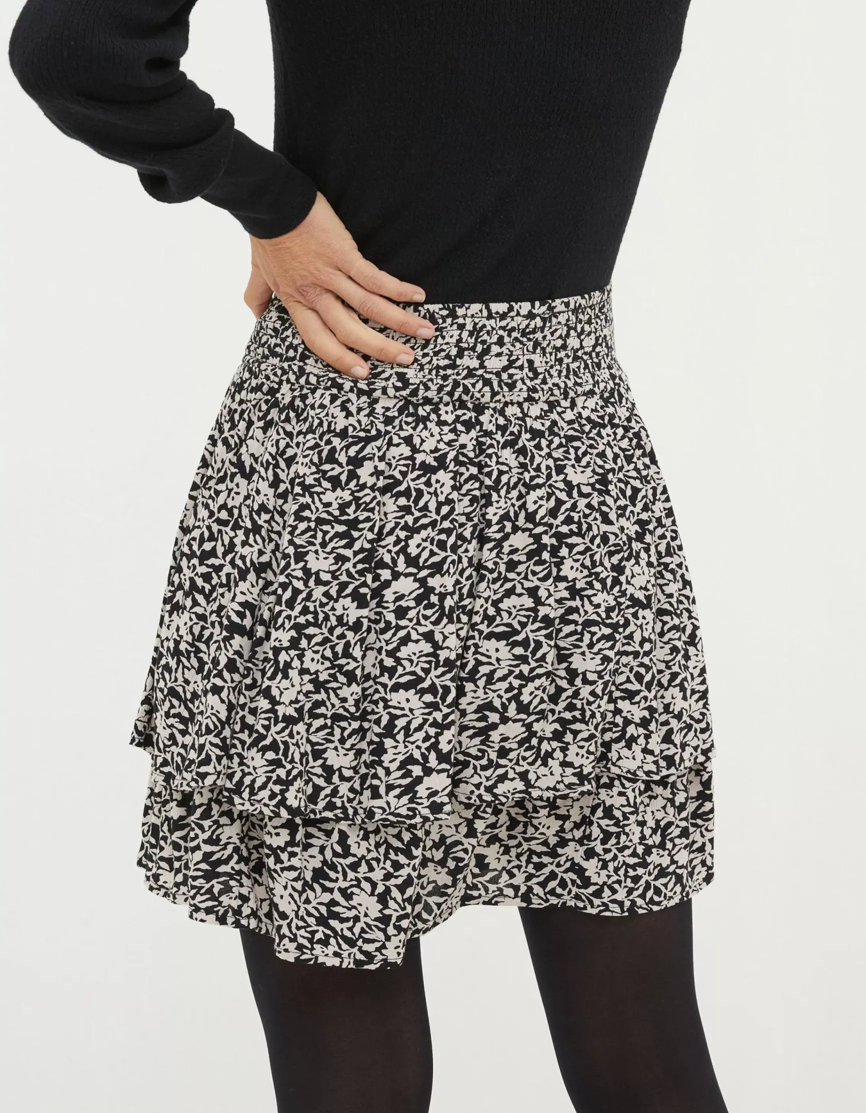 FatFace Ali Mono Vines Skirt|Women Skirts