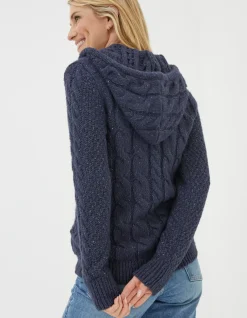 FatFace Alicia Zip Through Hoodie|Women Knitwear