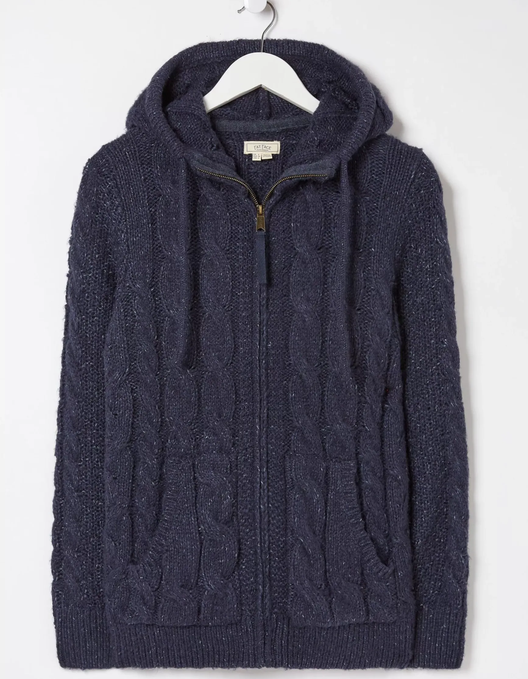 FatFace Alicia Zip Through Hoodie|Women Knitwear