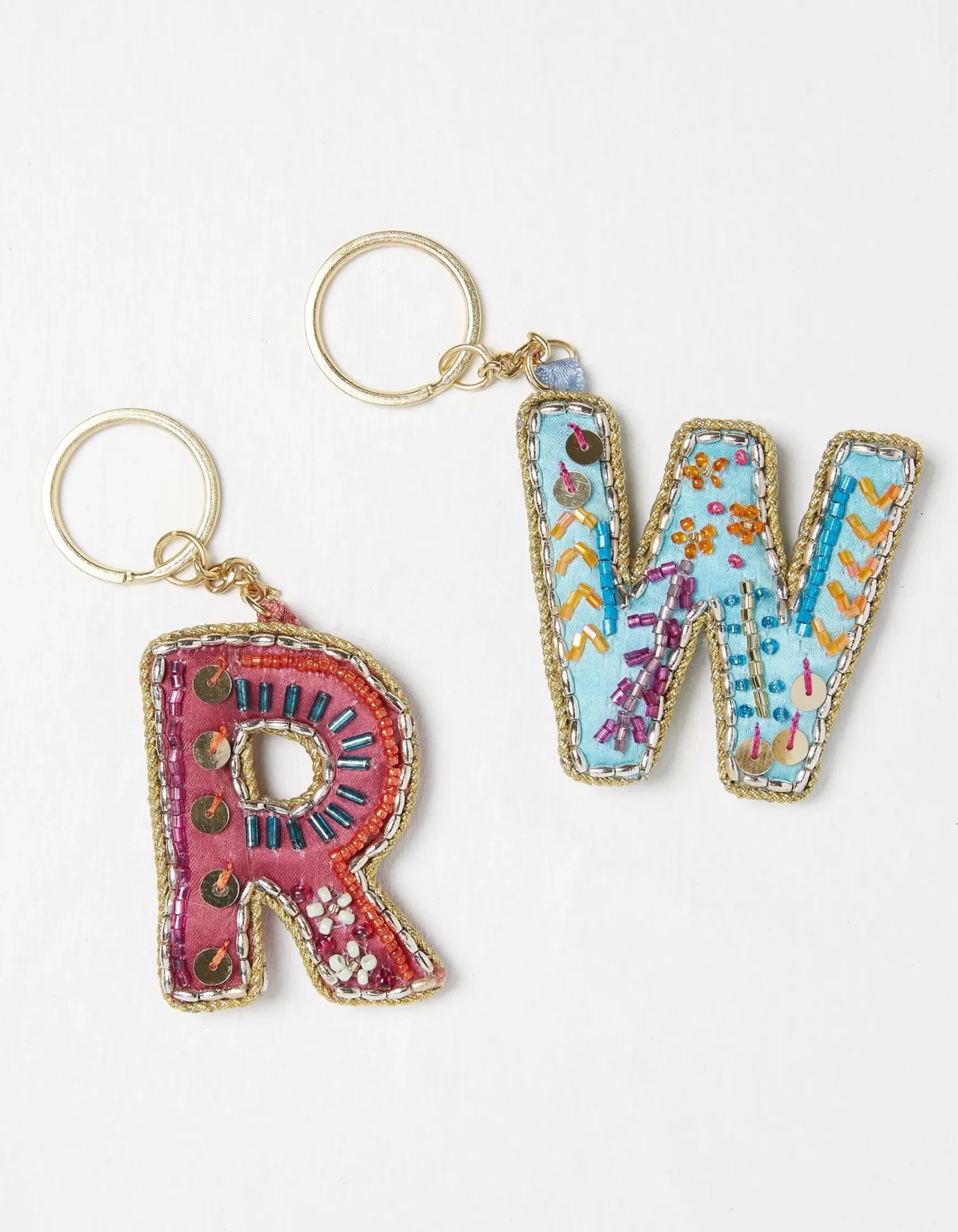 FatFace Alphabet Beaded Keyring M-Z|Gifts View All