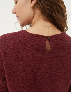 FatFace Amari Textured Tunic|Women Sweatshirts & Hoodies