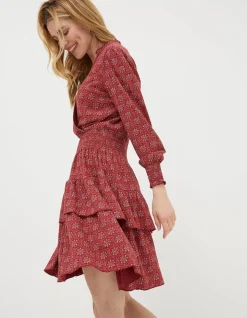 FatFace Amba Craft Geo Jersey Dress|Women Dresses