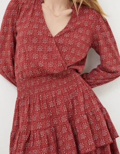 FatFace Amba Craft Geo Jersey Dress|Women Dresses