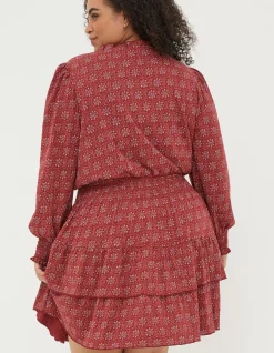 FatFace Amba Craft Geo Jersey Dress|Women Dresses