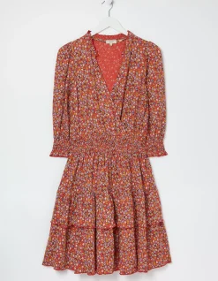 FatFace Amba Gradient Floral Jersey Dress|Women View All