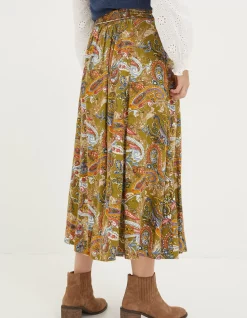 FatFace Amelie Prairie Paisley Midi Skirt|Women View All