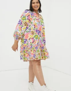 FatFace Amy Art Floral Tunic Dress|Women View All