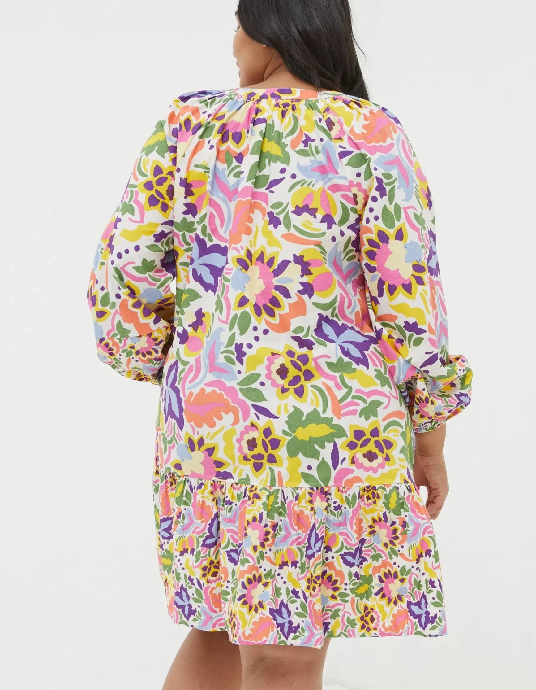 FatFace Amy Art Floral Tunic Dress|Women View All