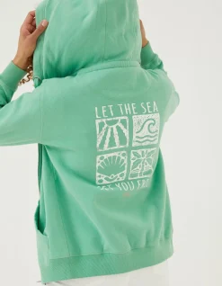 FatFace Amy Graphic Zip Through Hoodie|Women Sweatshirts & Hoodies