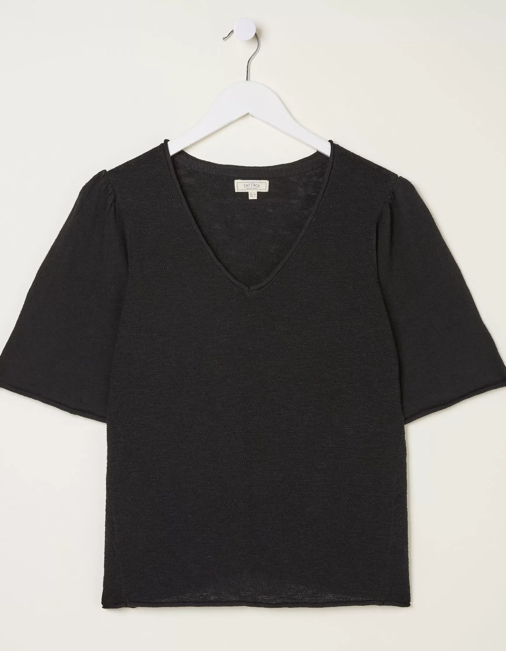 FatFace Angela V Neck Knitted Top|Women Knitwear