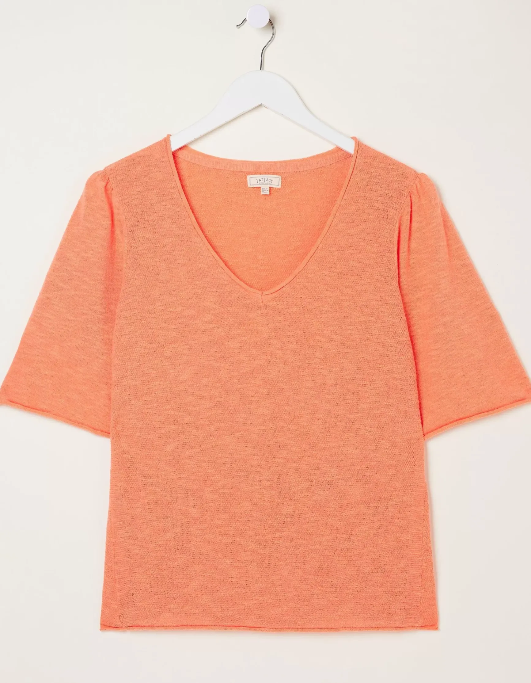 FatFace Angela V Neck Knitted Top|Women Knitwear