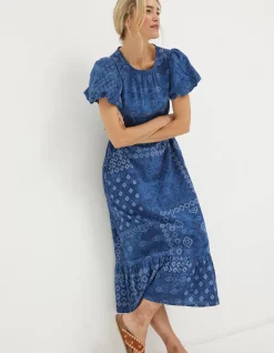 FatFace Angie Patchwork Midi Dress|Women View All