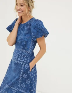FatFace Angie Patchwork Midi Dress|Women View All