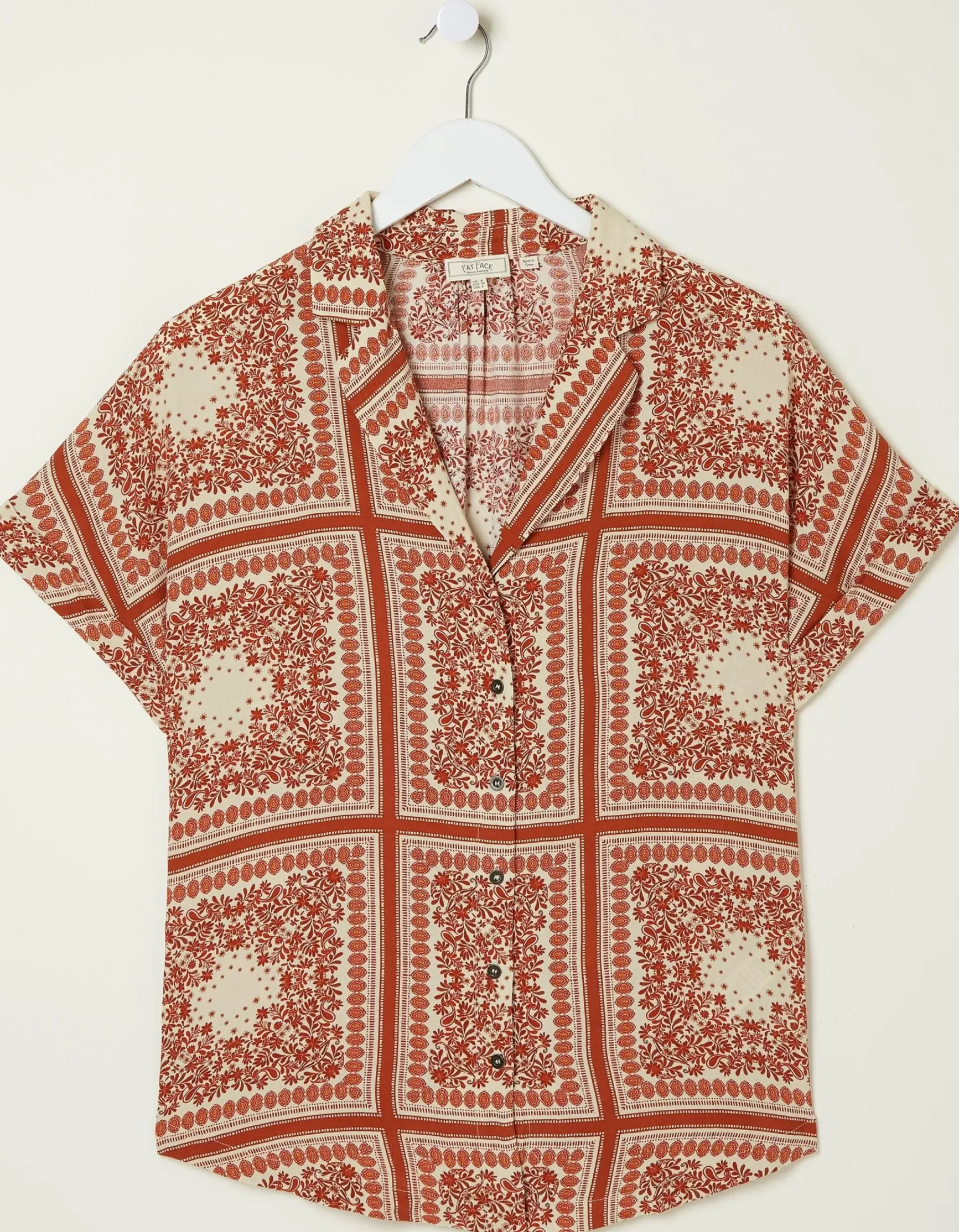 FatFace Aniyah Bandana Shirt|Women Shirts & Blouses