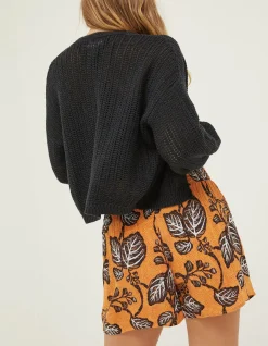 FatFace Anna Crochet Cardigan|Women Knitwear