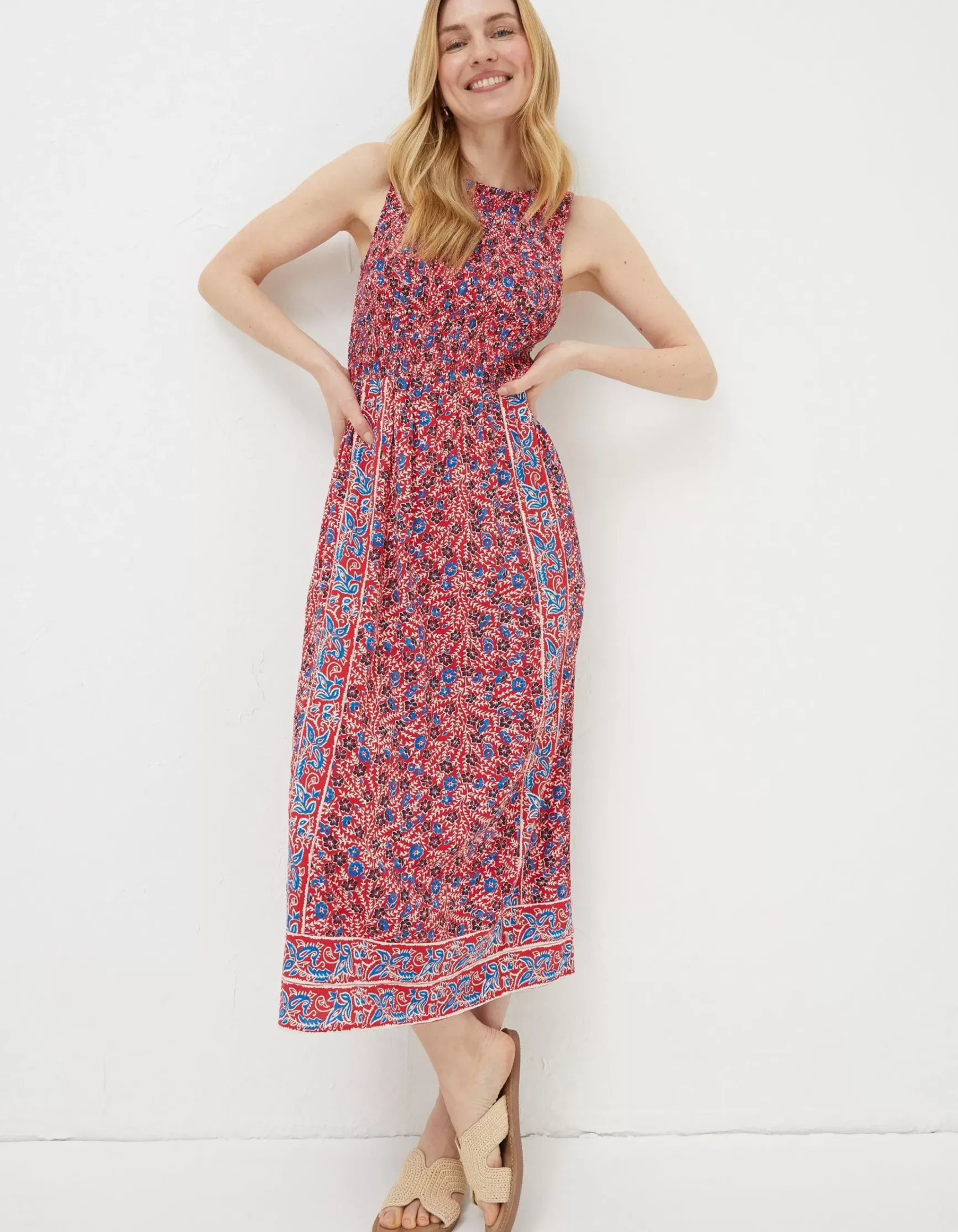 FatFace Anna Meadow Midi Dress|Women Dresses