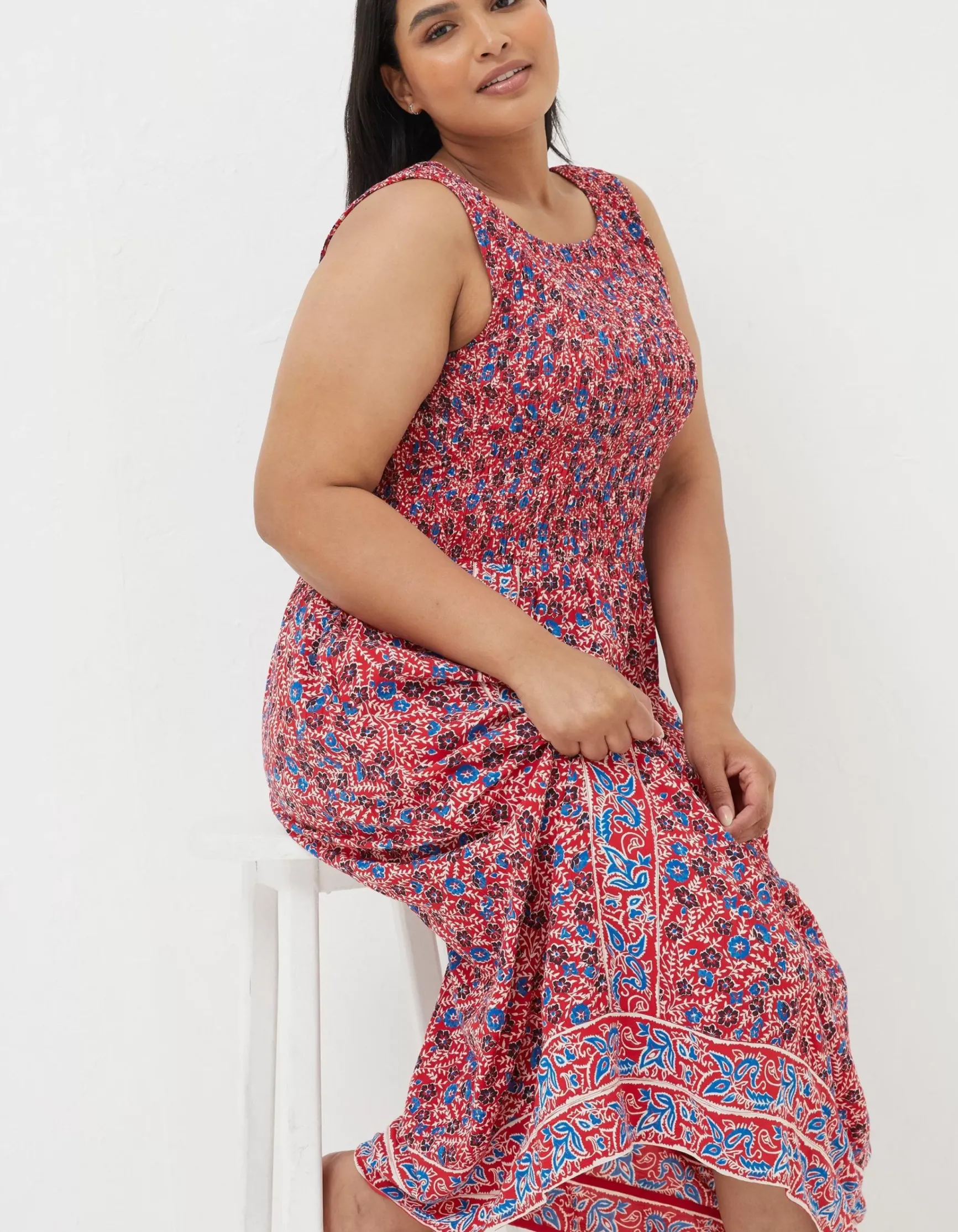 FatFace Anna Meadow Midi Dress|Women Dresses