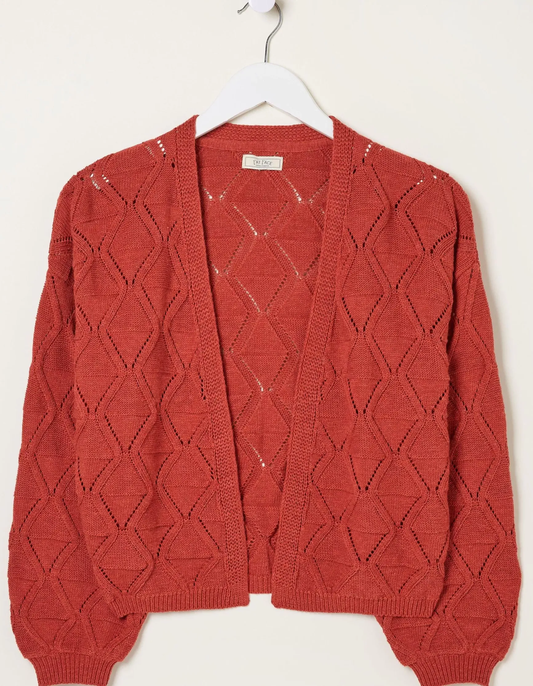FatFace Anna Pointelle Cardigan|Women Knitwear