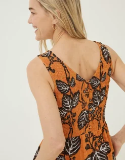 FatFace Anna Vine Floral Midi Dress|Women Dresses