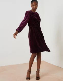FatFace Annie Velvet Dress|Women Dresses