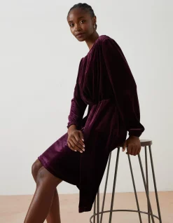 FatFace Annie Velvet Dress|Women Dresses