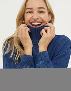 FatFace Arabella Roll Neck Tunic|Women Sweatshirts & Hoodies