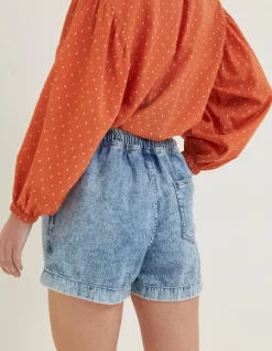 FatFace Ashby Pull On Denim Short|Women Shorts